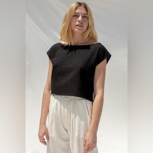 Ozma Bloom crop tee